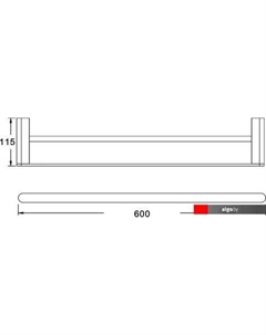 Держатель для полотенца RG1727 Rose