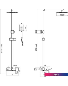 Душевая система S-SUS5003 Savol