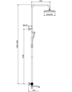 Душевая система R01.26.03 Raglo