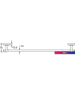 Держатель для полотенца RG1017Q Rose