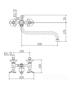 Смеситель A2212 Fashun