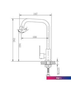 Смеситель HB4182 (нержавеющая сталь) Haiba