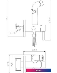 Смеситель Balear 13142BL Olive's