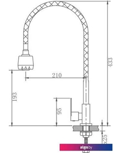 Смеситель HB4181 (нержавеющая сталь) Haiba