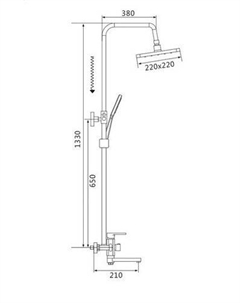 Душевая система S9936 Shevanik