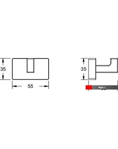 Крючок для ванны SG5611H Shevanik