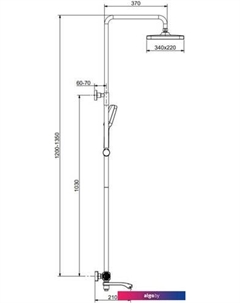 Душевая система R01.26.06 Raglo