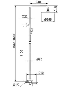 Душевая система R03.24 Raglo