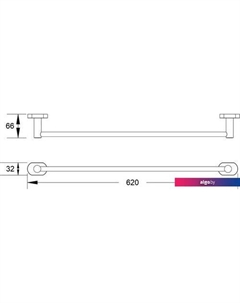 Держатель для полотенца SG5117T Shevanik