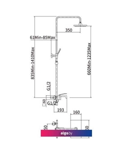 Душевая система A2458 Fashun