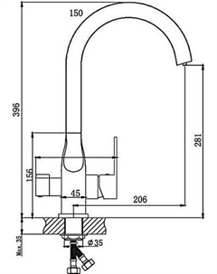 Смеситель HB76533-3 (серый) Haiba