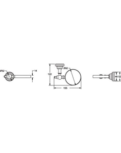 Ершик для унитаза RG1100 Rose