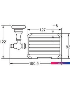 Мыльница RG1104Q Rose
