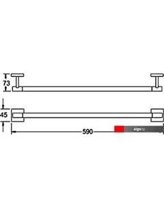 Держатель для полотенца RG3017H Rose