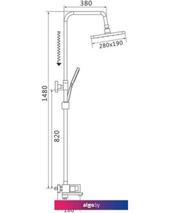 Душевая система S9036H Shevanik