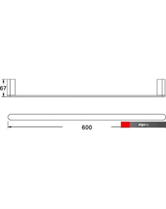 Держатель для полотенца RG1717T Rose