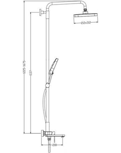 Душевая система R50.24.23 Raglo