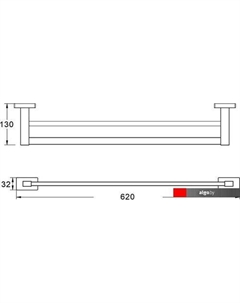 Держатель для полотенца SG5627H Shevanik