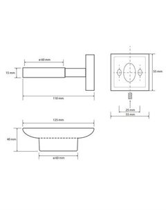 Мыльница Beta 132108042 Bemeta