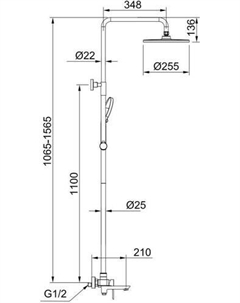 Душевая система R03.24.06 Raglo