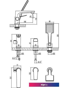 Смеситель Bronx LM3745GM Lemark