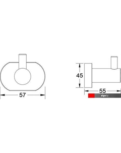 Крючок для ванны SG5111 Shevanik