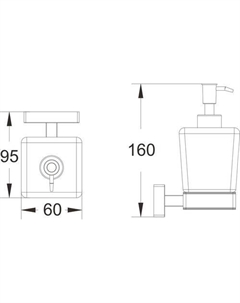 Дозатор для жидкого мыла SG5644G Shevanik