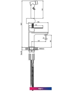 Смеситель с лейкой для биде S05.12.06 Splenka