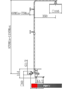 Душевая система A52402 Fashun