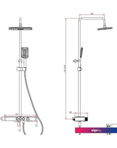 Душевая система SK-H3245A Savol