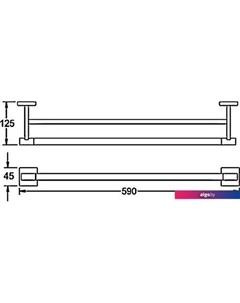 Держатель для полотенца RG3027H Rose