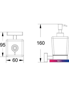 Дозатор для жидкого мыла SG5644T Shevanik
