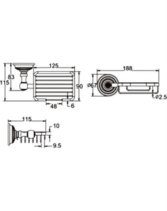 Мыльница RG1404Q Rose