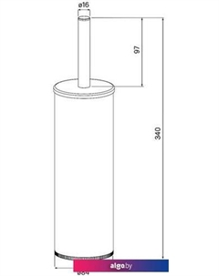 Ершик для унитаза Optima Home BRUWT0i47 Iddis