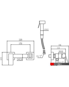 Смеситель S-FXQ007H Savol