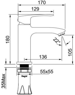 Смеситель R01.10.03 Raglo