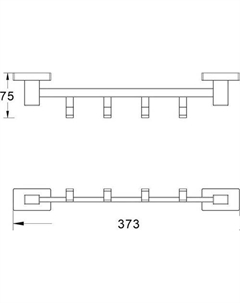 Планка с крючками SG5641H Shevanik