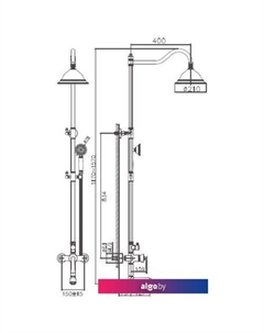 Душевая система HB24181 (хром) Haiba