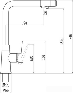Смеситель S-L1804 Savol