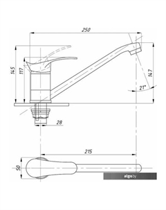 Смеситель TSB-650-1157 Tsarsberg