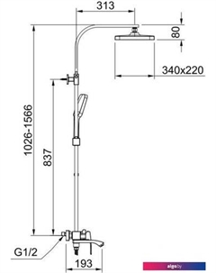 Душевая система R01.24.03 Raglo