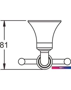 Крючок для ванны RG1221 Rose