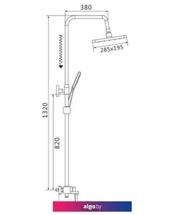 Душевая система S9036F Shevanik
