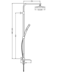 Душевая система R02.24.06 Raglo