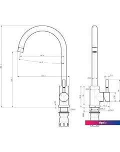 Смеситель Balear 13435-1BLB Olive's