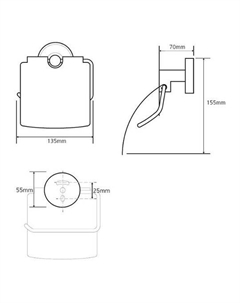 Держатель для туалетной бумаги Trend-I 104112018F Bemeta