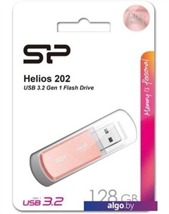 USB Flash Helios 202 128GB (розовый) Silicon power