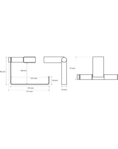 Держатель для туалетной бумаги Via 135012222 Bemeta