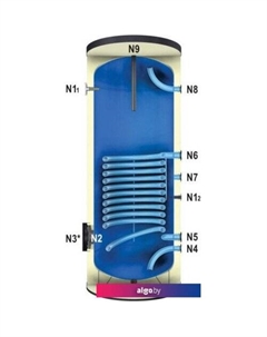 Бойлер косвенного нагрева TBA200 (с изоляцией) Huch entec
