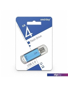 USB Flash Smart Buy V-Cut 4GB (серебристый) [SB4GBVC-S] Smartbuy